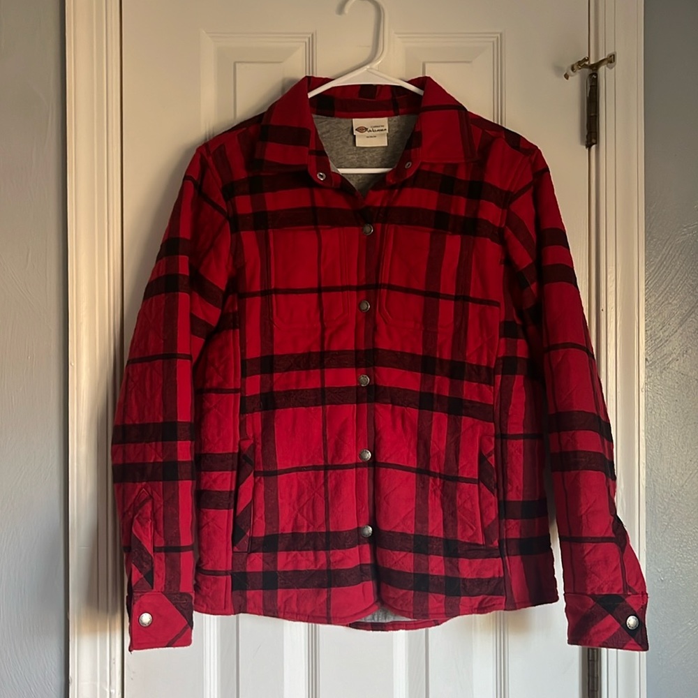 Dickies Women’s Red Plaid Shacket